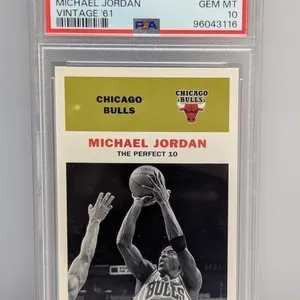 1998 Fleer Tradition Jordan Vintage 61 #142 PSA 10