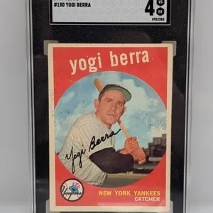 1959 Topps SGC 4 #180 Yogi Berra HOF Yankees