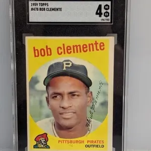 1959 Topps SGC4 #478 Roberto Clemente HOF Pirates