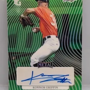 1/6 2023 Leaf Metal Showcase Konnor Griffin Auto