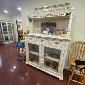 Custom by Ashley 2-Pc Glass Fronted Hutch