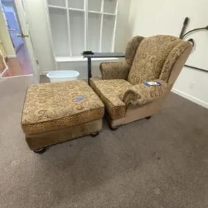 Chair & Ottoman