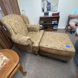 Chair & Ottoman