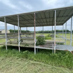 Covered Platform State w/Steps & Benches