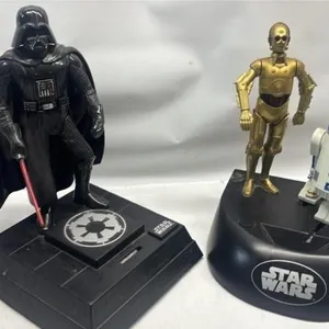 Star wars Figurine Bank lot of 2 Darth Vader R2D2