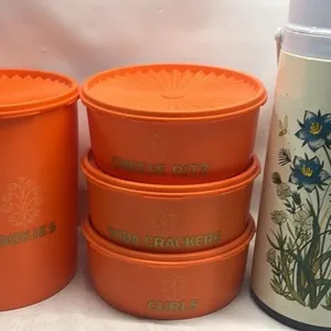 Vintage Tupperware Cannister set & Coffee Carafe