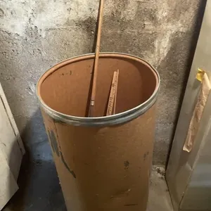 Cardboard container, pool stick yardstick