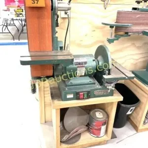 GRIZZLY COMMERCIAL SANDER ON STAND