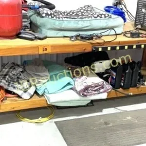 LARGE WORK BENCH W/CASTORS