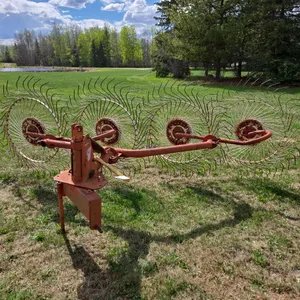 3 PTH 4 Wheel Hay Rake