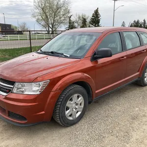 2012 Dodge Journey Orange SUV s/n: 3C4PDCAB4CT281909