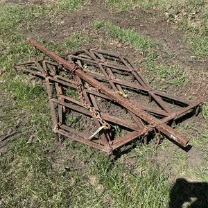(2) 72" DIAMOND HARROWS W/ DRAW BAR