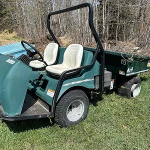 2002 SMITHCO BIGFOOT ARTICULATING UTV, 4X4, W/ POWER DUMP BOX (RUNNING WHEN PARKED.  REAR DRIVE SHAFT REQUIRES REPAIR)