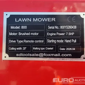 Unused 2026 MMS MS800 