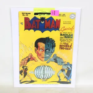 REPRINTED FRONT COVER BATMAN NO.50 10 CENT
