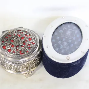 ELYSEES CRYSTAL, BLUE VELVET BOX,