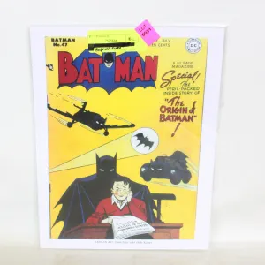 REPRINTED FRONT COVER BATMAN NO.47 10 CENT