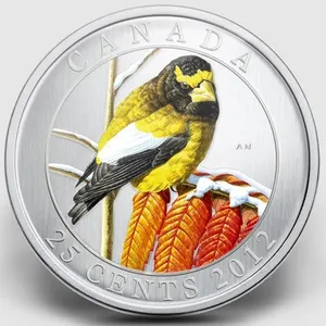2012 25-CENT COLOURED 25CENT CUPRONICKEL COIN