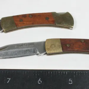 PAIR OF MINI STAINLESS CHINA 5" POCKET KNIVES