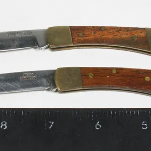 PAIR OF MINI STAINLESS CHINA 5" POCKET KNIVES