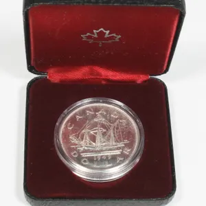 1949 CANADA SILVER DOLLAR BU .6 OZ SILVER COIN