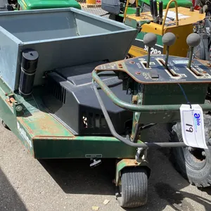 ROLLINS METE-R-MATIC WALK BEHIND TOP DRESSER, GREEN, VIN H02108,