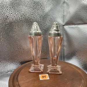 Pink Tea Room Depression Glass Salt &Pepper Shaker