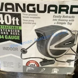 VANGUARD 40FT RETRACTABLE EXTENSION CORD REEL
