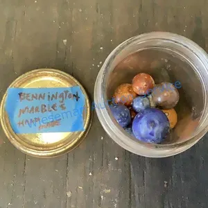 BENNINGTON MARBLES IN KERR JAR