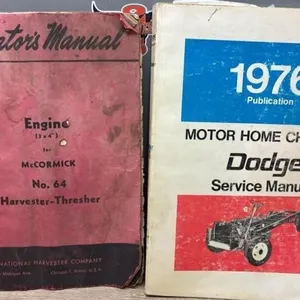 2 Vintage Manuals.