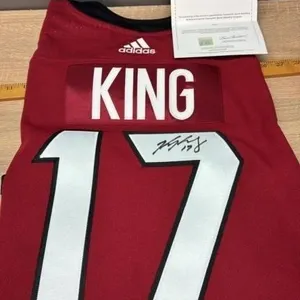 Phoenix Coyotes #17 Signed Kris King Jersey