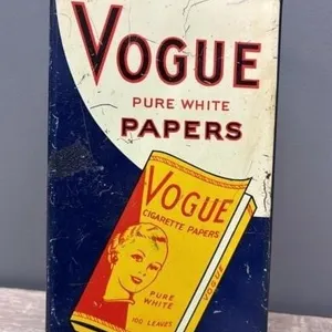 Vintage Vogue Rolling Papers Dispenser & Papers.