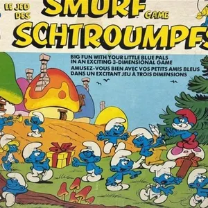 Vintage The Smurf Board Game with box