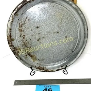 GRANITEWARE ROUND PAN