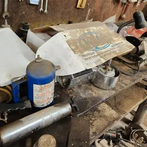 Contents of Worktable & Bucket of Bolts