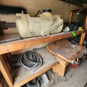 Contents of 3 Shelves - Brake Pads, Air Tank, Etc.