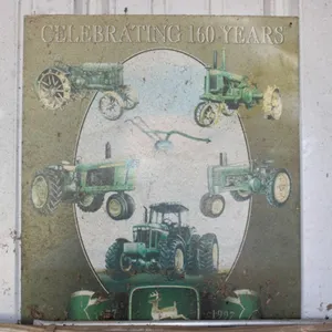 10 In John Deere Advertising Sign