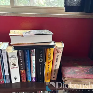 LOT WITH ENTIRETY OF BOOKS IN HOUSE