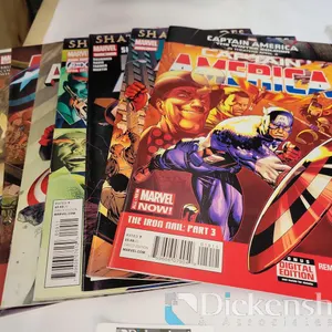 (8) CAPTAIN AMERICA MARVEL COMICS
