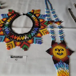 LOT OF (2) BEADED NECKLACES