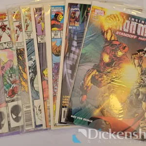 LOT OF (8) MARVEL IRON MAN COMICS