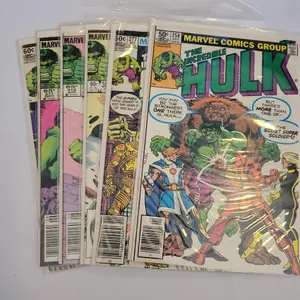 (6) INCREDIBLE HULK MARVEL COMICS