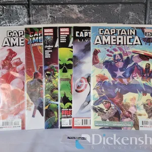 (6) CAPTAIN AMERICA MARVEL COMICS