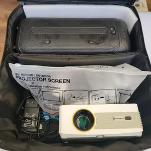 MOVIE + ALL-IN-ONE PROJECTOR AND SCREEN KIT