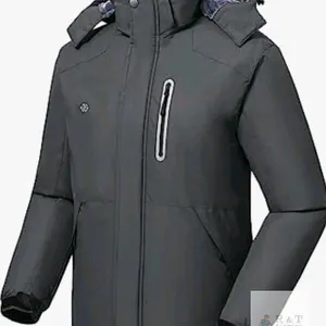 New sz 2XL MoFiz Men's Waterproof Ski Jacket Warm Winter Snow Coat Mountain Windbreaker Hooded Raincoat Fleece With Zip Pockets