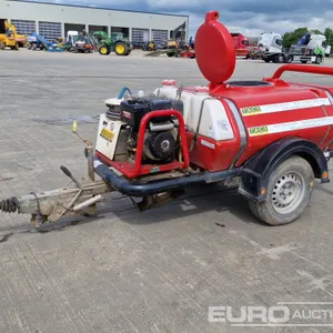 Brendon Powerwashers Single Axle Plastic Water Bowser, Yanmar Pressure Washer 