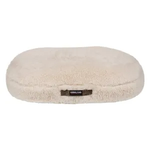 KIRKLAND SIGNATURE FAUX FUR PILLOW PET BED -U