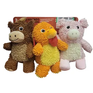 SOUTH PAW FARM FRIENDS DOG TOY PACK OF 3 -SU