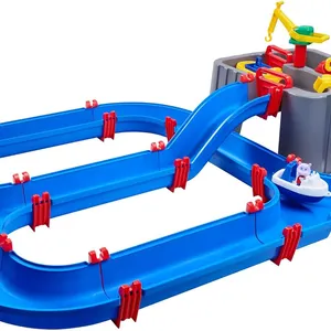 AQUAPLAY HARBOUR WATERWAY - OUTDOOR WATER FEATURE WITH TRAIN -MP
