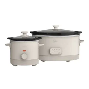 BELLA PROGRAMMABLE SLOW COOKER WITH BONUS SLOW COOKER -U